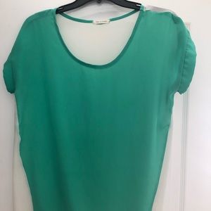 High low sheet blouse